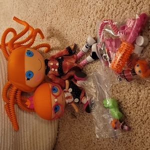 Lalaloopsy Reads a lot crazy hair and little sister w/accessories classics